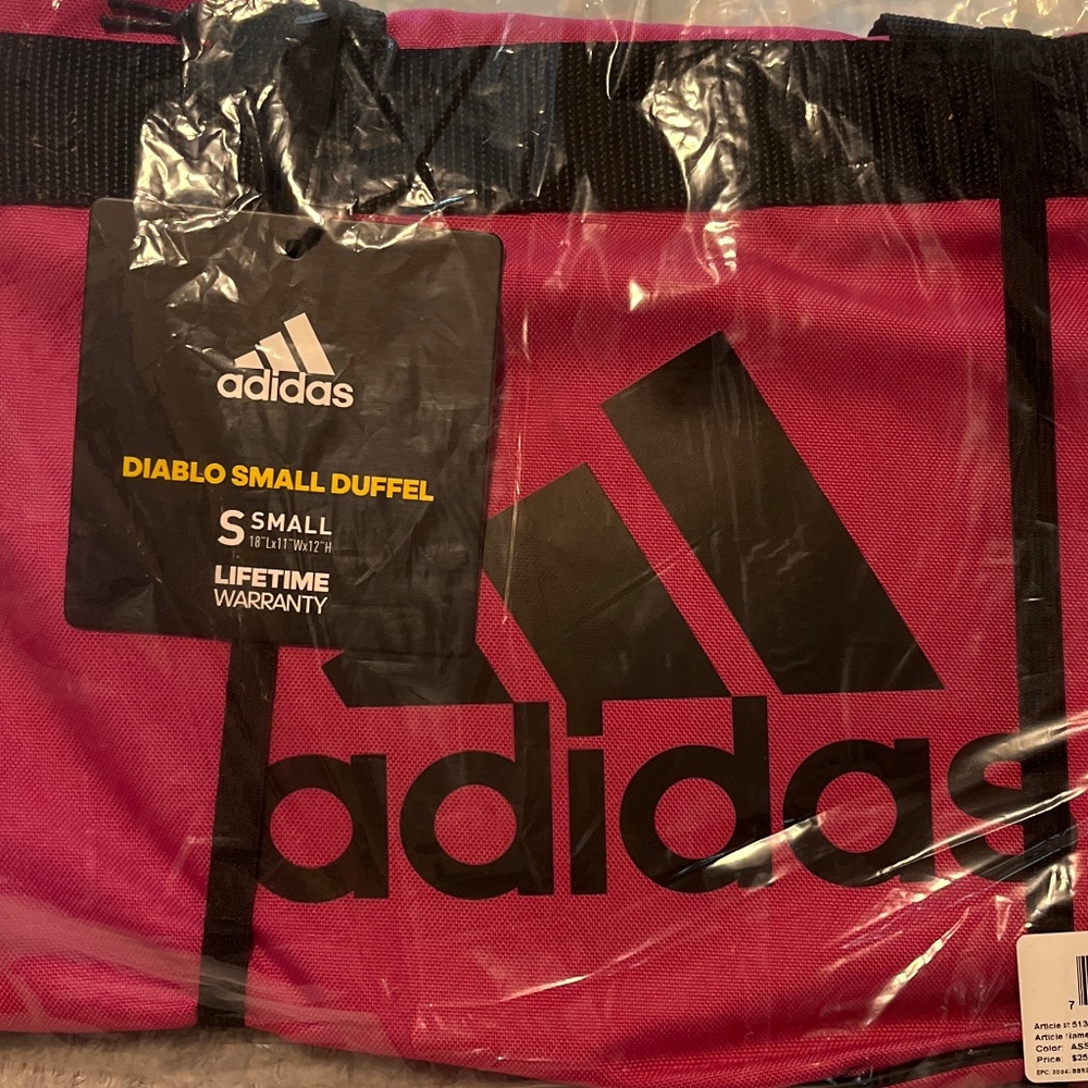 Diablo small hot pink duffel bag